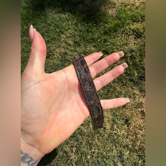 50s Vintage Crocodile Handbag - Picture 6 of 14